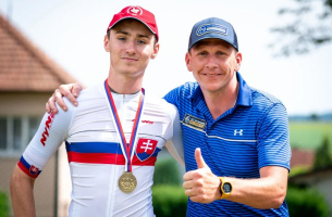 Slovenský šampion v časovce juniorů 2024 Samuel Fedor